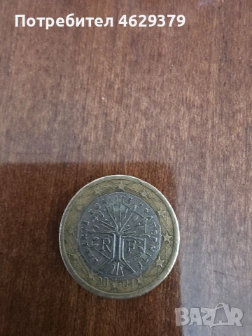 монета от 1 евро 