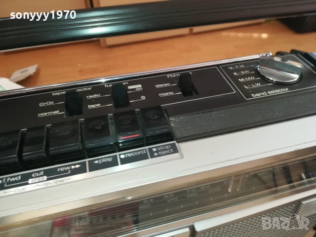 SHARP GF-6060 MADE IN JAPAN 2511251331, снимка 8 - Радиокасетофони, транзистори - 52535504