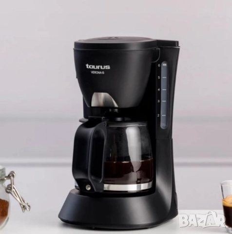 Кафемашина Taurus VERONA 6 – 600W, 6 чаши, анти-капково, филтър за многократна употреба
