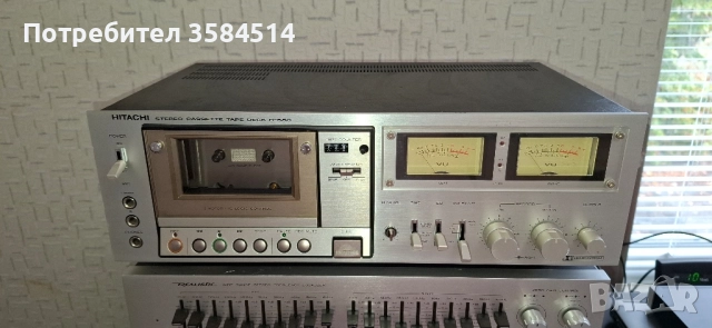 HITACHI D 580, снимка 2 - Радиокасетофони, транзистори - 51959390