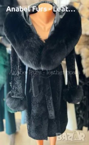 Дамски палта от естествена кожа и естествен косъм, снимка 5 - Палта, манта - 47766121