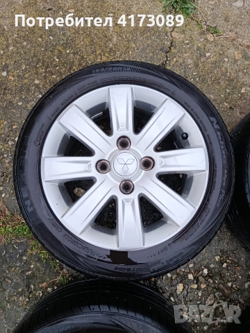 джанти за Митсубиши Колт 15 цола, снимка 3 - Гуми и джанти - 52851932