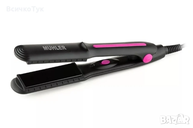 ✨Преса за коса изправяне Muhler HS-39S N, Лилав