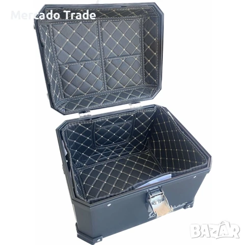 Куфар за мотор Mercado Trade, 45л., Водоустойчив, Черен, снимка 3 - Аксесоари и консумативи - 50734134