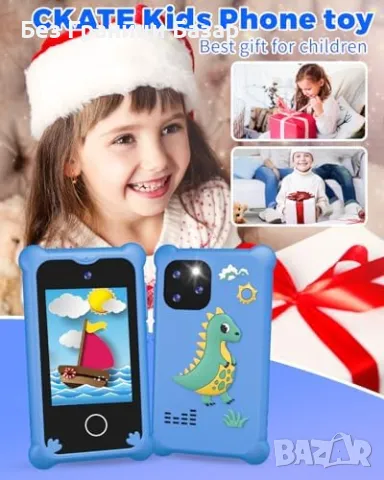 Нова Играчка телефон CKATE за деца 3-12 години с двоен фотоапарат игри, снимка 6 - Други - 47369008
