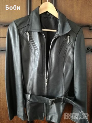 Дамско кожено яке, снимка 5 - Якета - 28262809