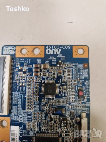 TCON BOARD T460HW03 VF CTRL BD TV SAMSUNG LE32C530F1W, снимка 3 - Части и Платки - 43989965