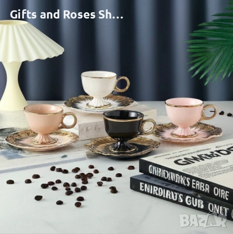 Порцеланова чаша за дълго кафе или капучино 170 мл, снимка 1