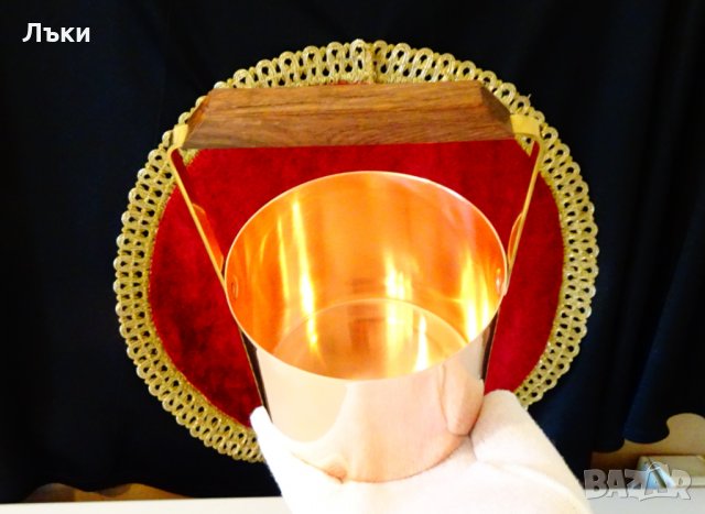 Медна ледарка,меден съд чиста червена мед., снимка 2 - Антикварни и старинни предмети - 35029087