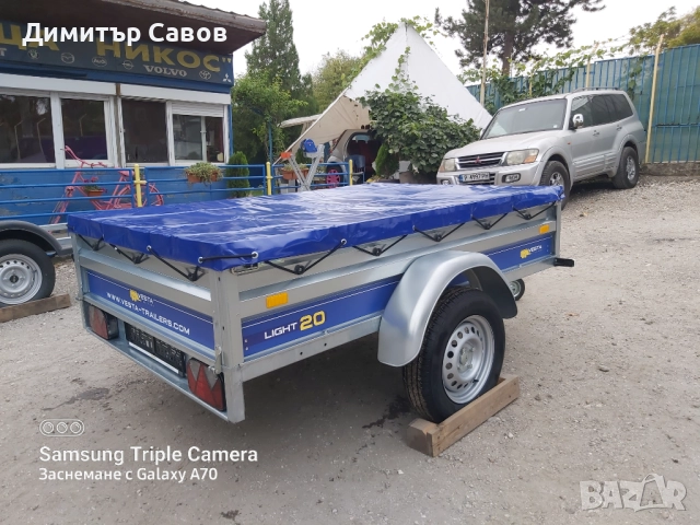 Туристическо, самосвално ремарке VESTA LIGHT 20 с плосък брезент, снимка 5 - Ремаркета - 51976423