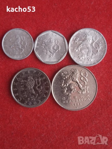 Лот монети Чехия., снимка 2 - Нумизматика и бонистика - 50655406