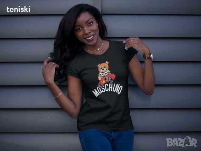 Тениска Moschino Bear принт Дамски и детски Различни модели, снимка 7 - Тениски - 30979974