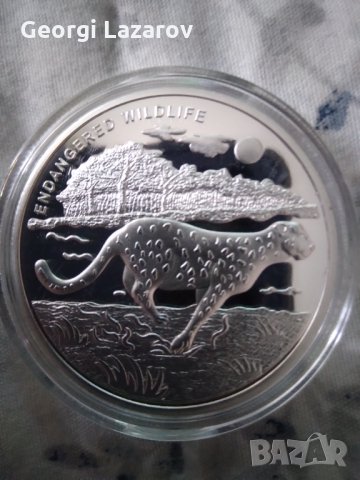 10 франка Конго 2007 Гепард, снимка 5 - Нумизматика и бонистика - 33423871