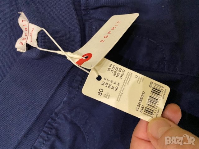 Esprit нови дънки с етикет,80 р-р, снимка 3 - Бебешки дънки - 28169597