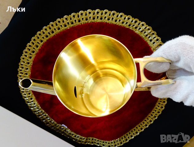 Бронзова кана,чайник 19 см.,греяна ракия. , снимка 7 - Аксесоари за кухня - 36597587