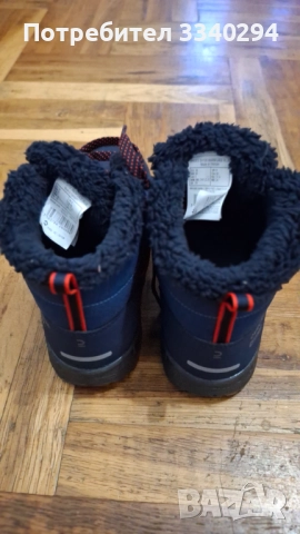 Детски непромокаеми боти QUECHUA SH100, размер 38, снимка 4 - Детски маратонки - 52861605