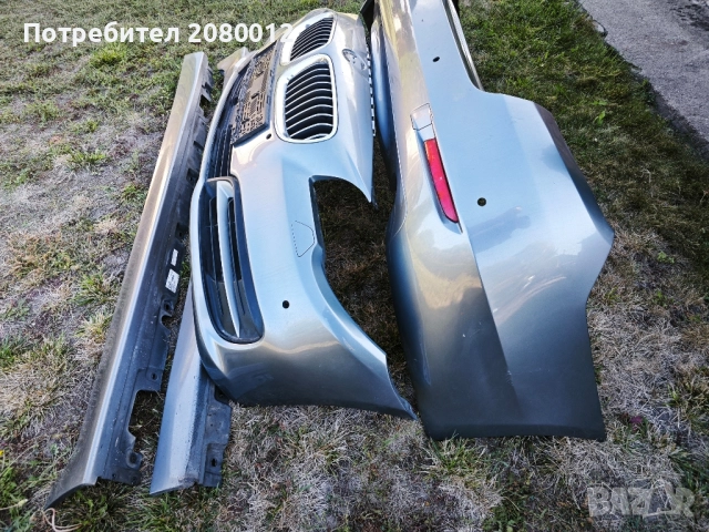 Оригинални задна броня и прагове за бмв ф10 фейслифт след 2014г. В перфектно състояние, снимка 3 - Части - 52193549