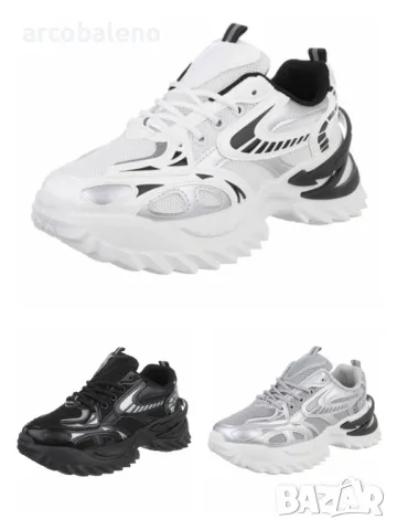 Ниски дамски кецове, 3цвята 