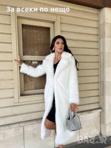 Луксозно дамско палто Код A140, снимка 9 - Палта, манта - 47552759