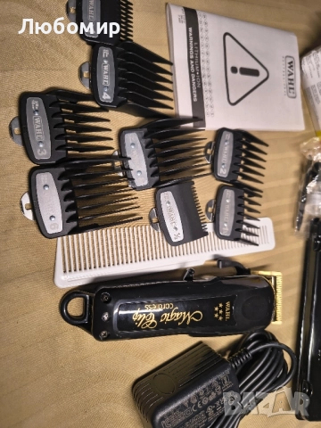 Машинка за подстригване WAHL Magic Clip Black Cord/Cordless Clipper 5* , снимка 3 - Машинки за подстригване - 51807135