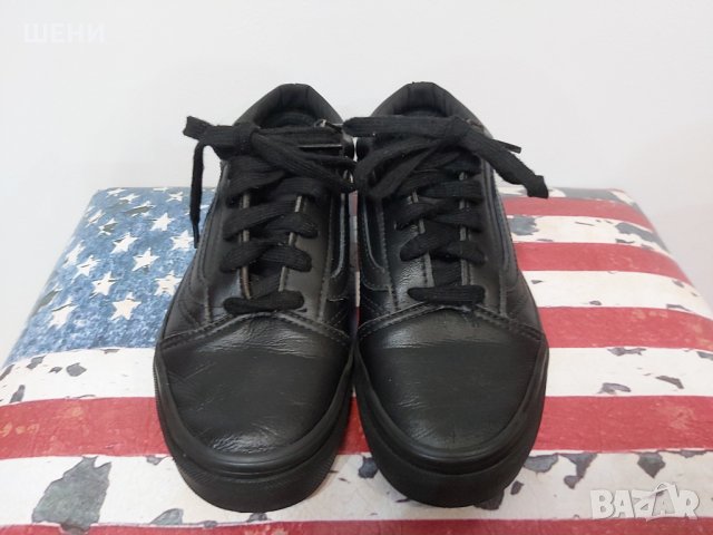 VANS 34 номер оригинални маратонки от естесвена кожа перфектни, снимка 6 - Детски маратонки - 33074804