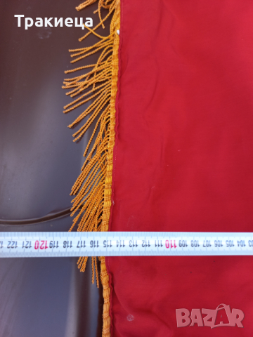 СТАРО ВЕЗАНО ЗНАМЕ ОТ СОЦА , снимка 4 - Антикварни и старинни предмети - 44861284