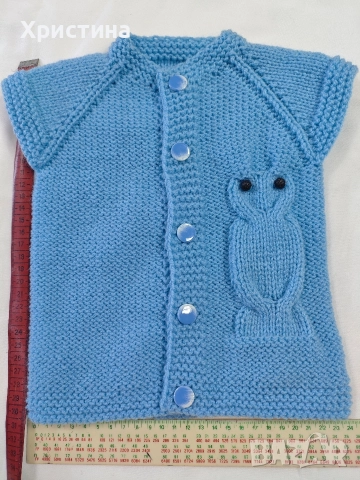 Плетени дрехи, снимка 11 - Жилетки и елечета за бебе - 34935649