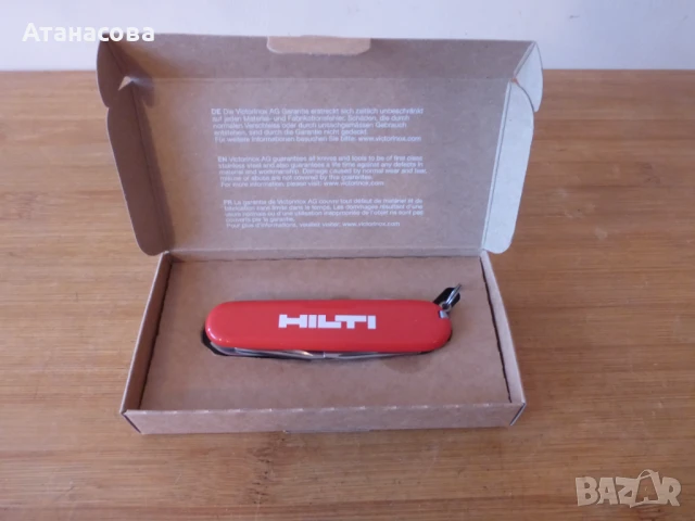 Ново джобно ножче Victorinox 6 инструмента HILTI Хилти, снимка 9 - Ножове - 50956094