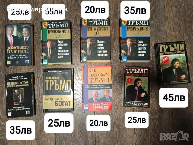 Доналд тръмп книги - изкуството на сделка, университетът тръмп, снимка 1