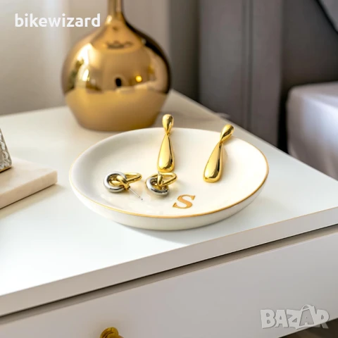 Купа за бижута, поднос за бижута порцеланова НОВ, снимка 2 - Други - 50755765