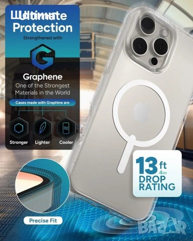 НОВИ! Калъф и протектор за iPhone 16 Pro Max, прозрачен, снимка 6 - Калъфи, кейсове - 53558415