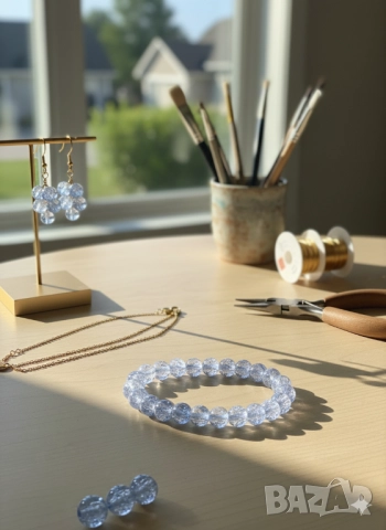 Стъклени Мъниста за Бижута 10мм 8мм 6 мм 4мм J272, снимка 6 - Други - 52480517