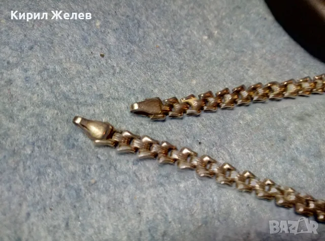 СТИЛНА СРЕБЪРНА ГРИВНА СРЕБРО 925 РЯДКА ВИНТИДЖ АРТ ПЛЕТКА БИЖУТЕРСКА РАБОТА 47587, снимка 7 - Гривни - 49149505