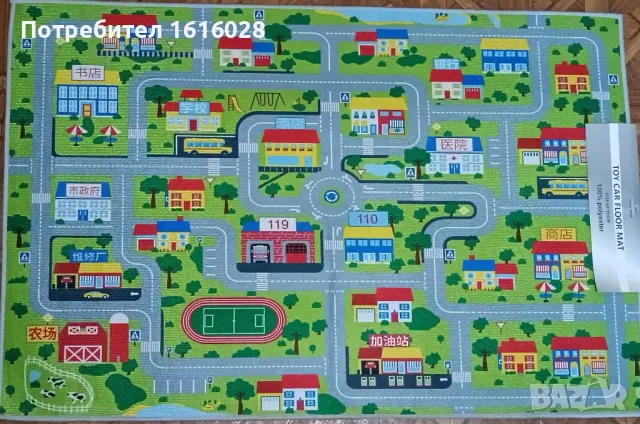 Ново килимче - пътечка Град,улици и сгради., снимка 2 - Други - 49978458