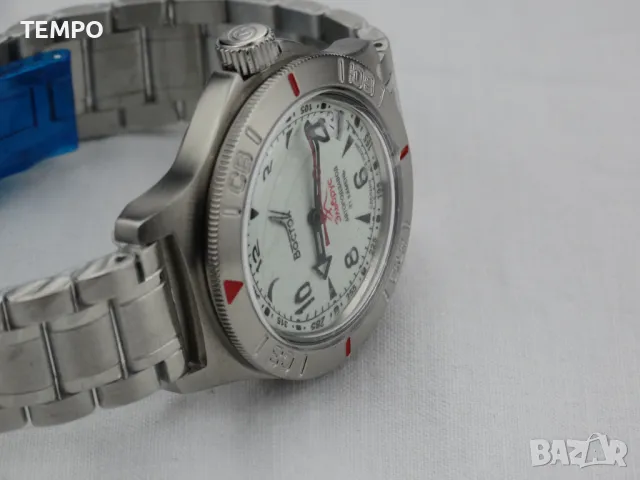 ВОСТОК АМФИБИЯ АВТОМАТИЧЕН ref: 74090Б “ЕЛЬБРУС”- FULL LUME, снимка 11 - Мъжки - 46699457