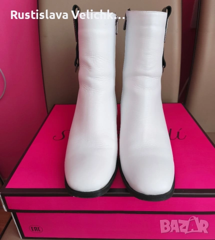 Боти естествена кожа, снимка 2 - Дамски боти - 53061691