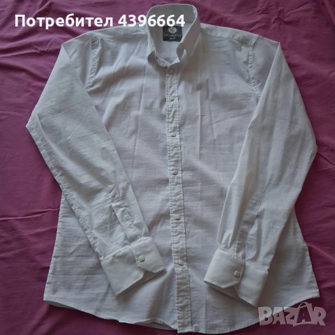 мъжка юношеска бяла ризка, снимка 3 - Спортни дрехи, екипи - 51645004