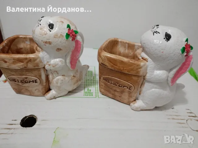 ръчно изработени кашпи боядисани с акрилни бои и лакирани , снимка 5 - Декорация за дома - 49867764