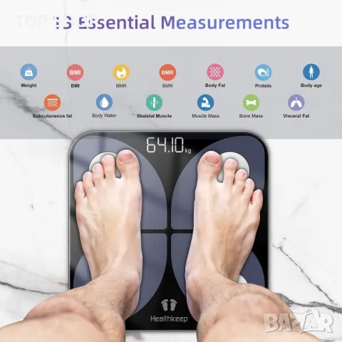 Висококачествена везна анализатор Healthkeep Т108, снимка 7 - Маши за коса - 49105102