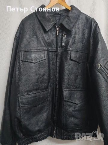Немско полицейско кожено яке STADLER за моторист р-р 64, снимка 3 - Якета - 52444970