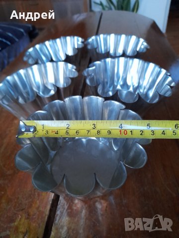 Стари форми за сладки,мъфини #11, снимка 4 - Антикварни и старинни предмети - 43732026