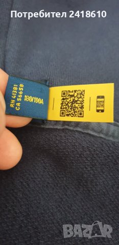 POLO Ralph Lauren Washed Full Zip Mens Size L / XL НОВО! ОРИГИНАЛ! Мъжки Суичер!, снимка 16 - Суичъри - 50736771