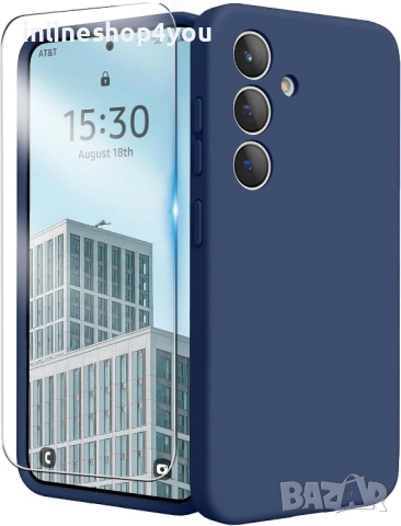 Матов Силиконов Кейс за Samsung Galaxy S24 / S24+ /S24FE / S25, снимка 3 - Калъфи, кейсове - 52647564