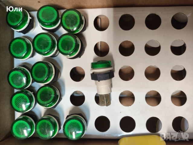 Сигнални лампи ф14 мм, индикаторни лампи, глим лампи, снимка 2 - Други - 52753640