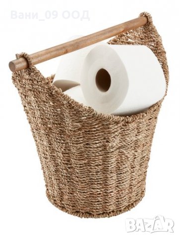 Поставка за тоалетна хартия с кошничка за съхранение, снимка 3 - Други стоки за дома - 35072131