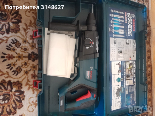 Перфоратор Bosch GBH18V-28DC , снимка 8 - Перфоратори - 52253932