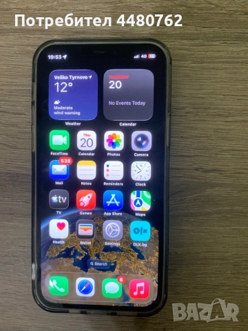 iPhone 12 отлично състояние (може и бартер за монитор ) , снимка 2 - Apple iPhone - 52484455
