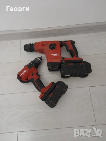 Hilti перфоратор и винтоверт