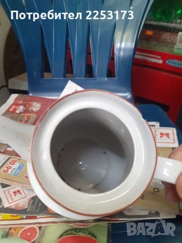 Порцеланова кана с лека заб.горе, снимка 3 - Декорация за дома - 36848208