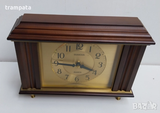 НАЙ ДОБРАТА ОФЕРТА Стар немски настолен,каминен часовник DUGENA , снимка 2 - Антикварни и старинни предмети - 52637520